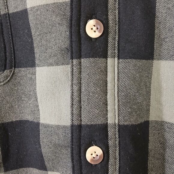 RedHead Flannel Jacket Mens XL Plaid Sherpa Button Down Shacket Black/Green NWTs - Picture 3 of 15